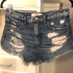 Denim shorts